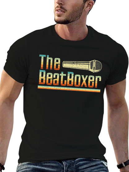 The Beatboxer Retro Style Graphic T-Shirt