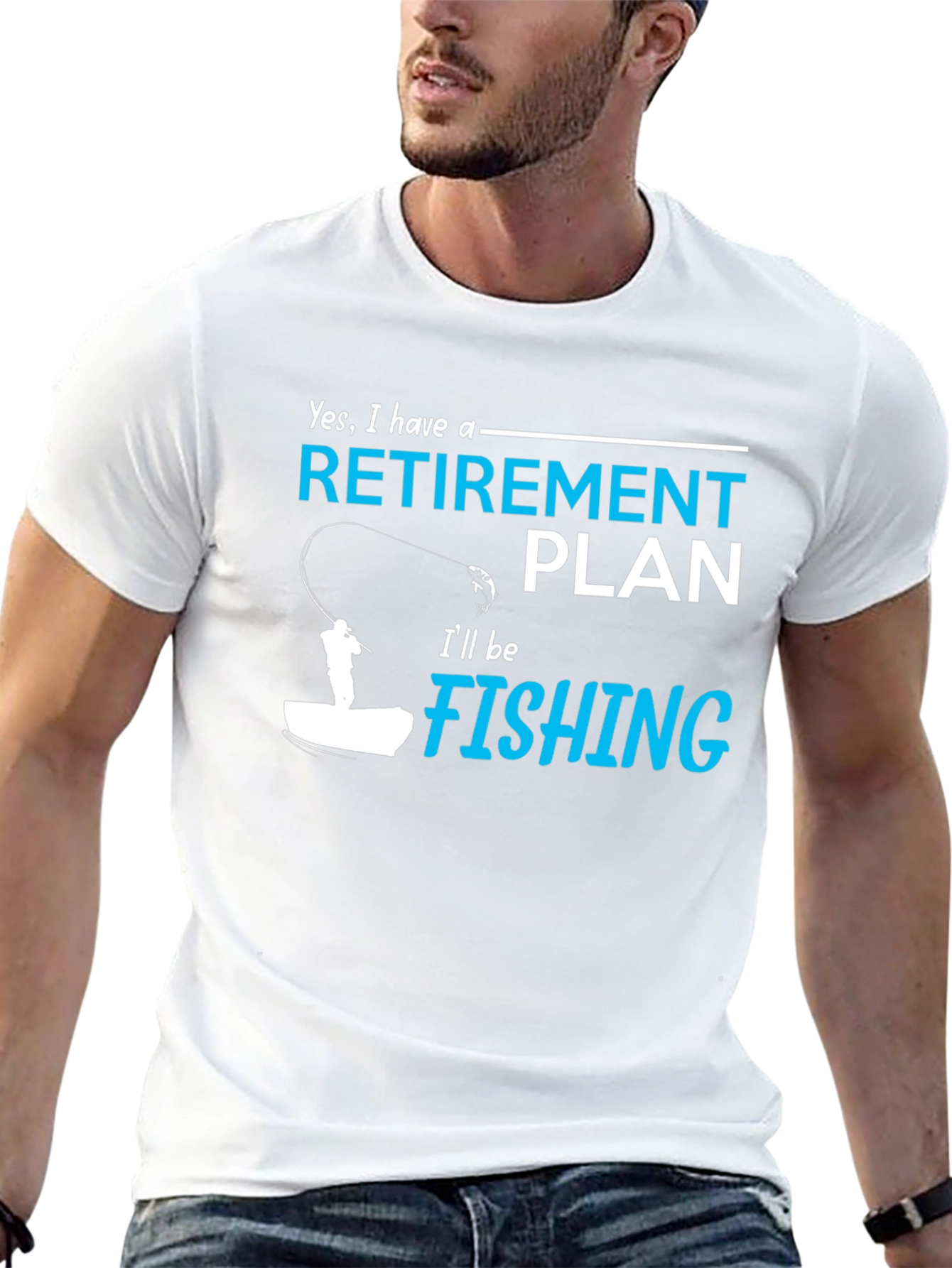 Retirement Plan Fishing T-Shirt