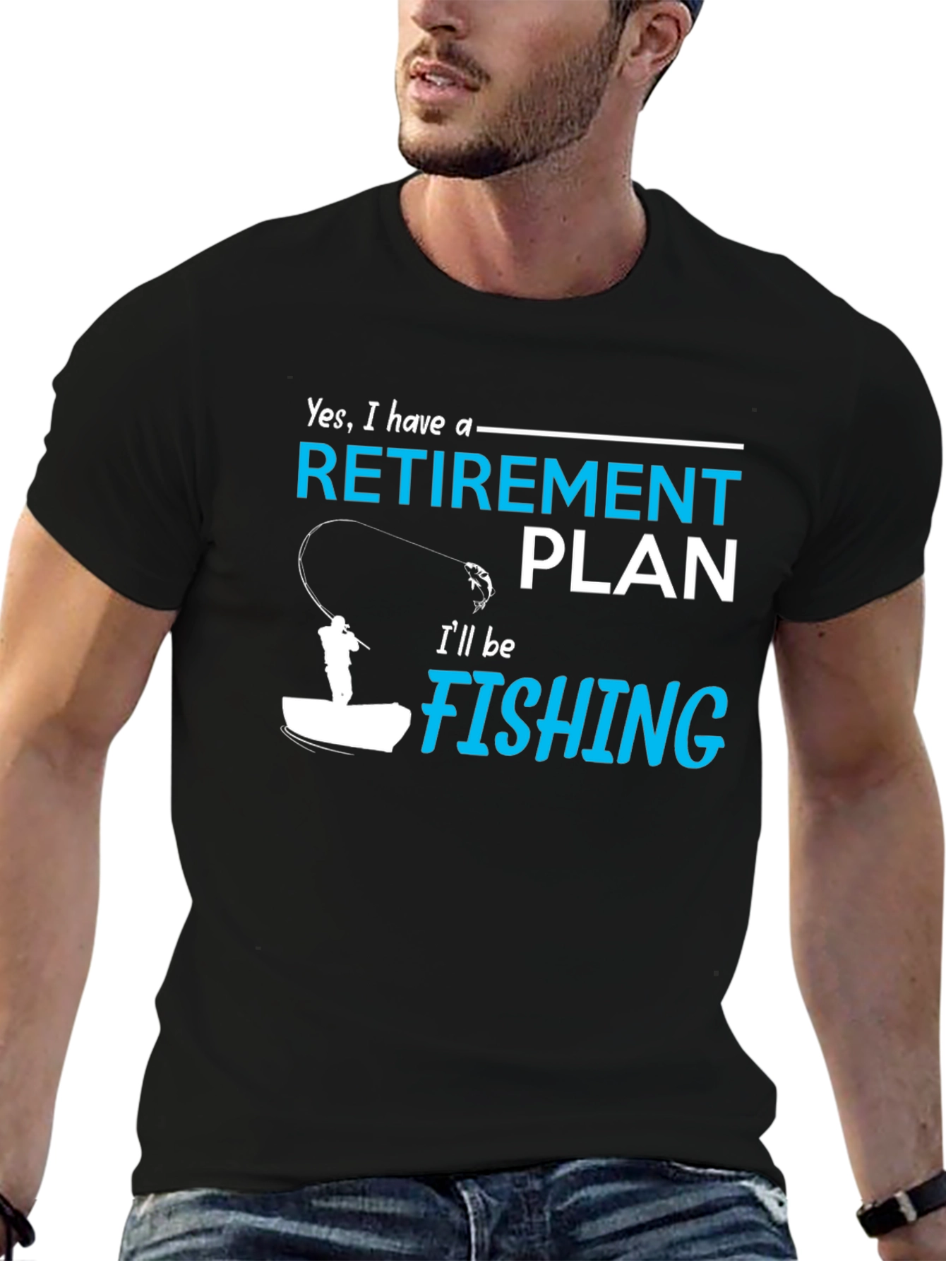 Retirement Plan Fishing T-Shirt