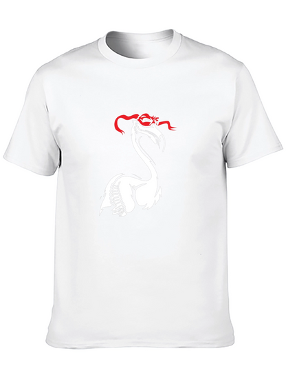 Flamingo Ninja T-Shirt - Black Cotton Tee
