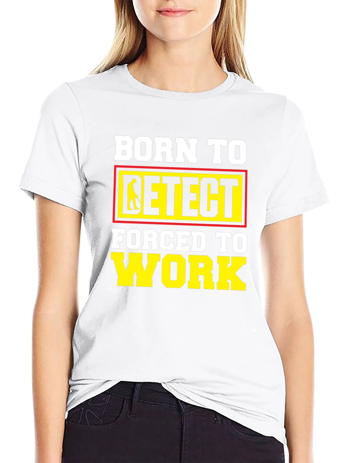 Born To Detect T-Shirt Funny Metal Detecting Gift