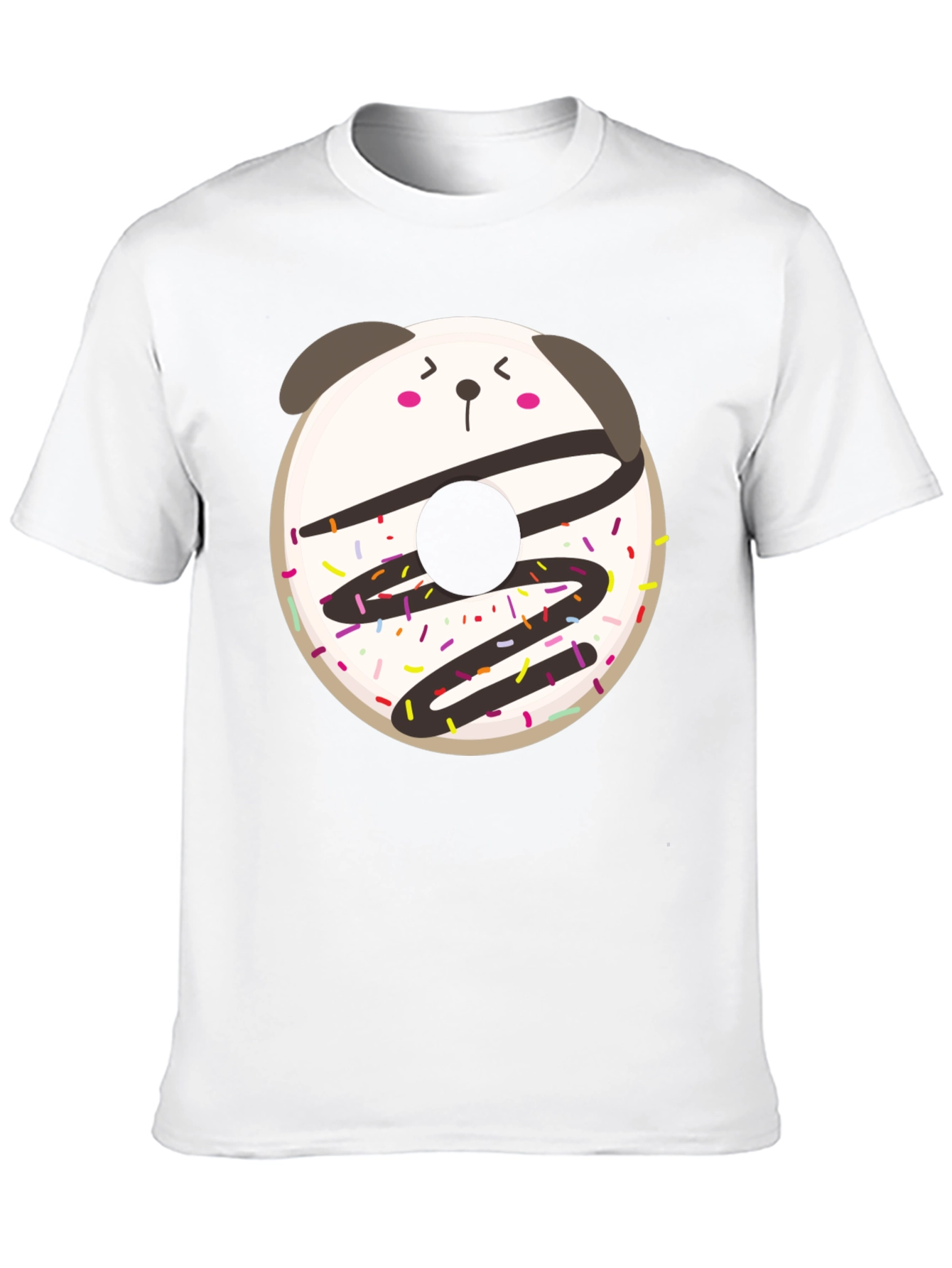 Cute Kawaii Donut Panda Graphic Tee