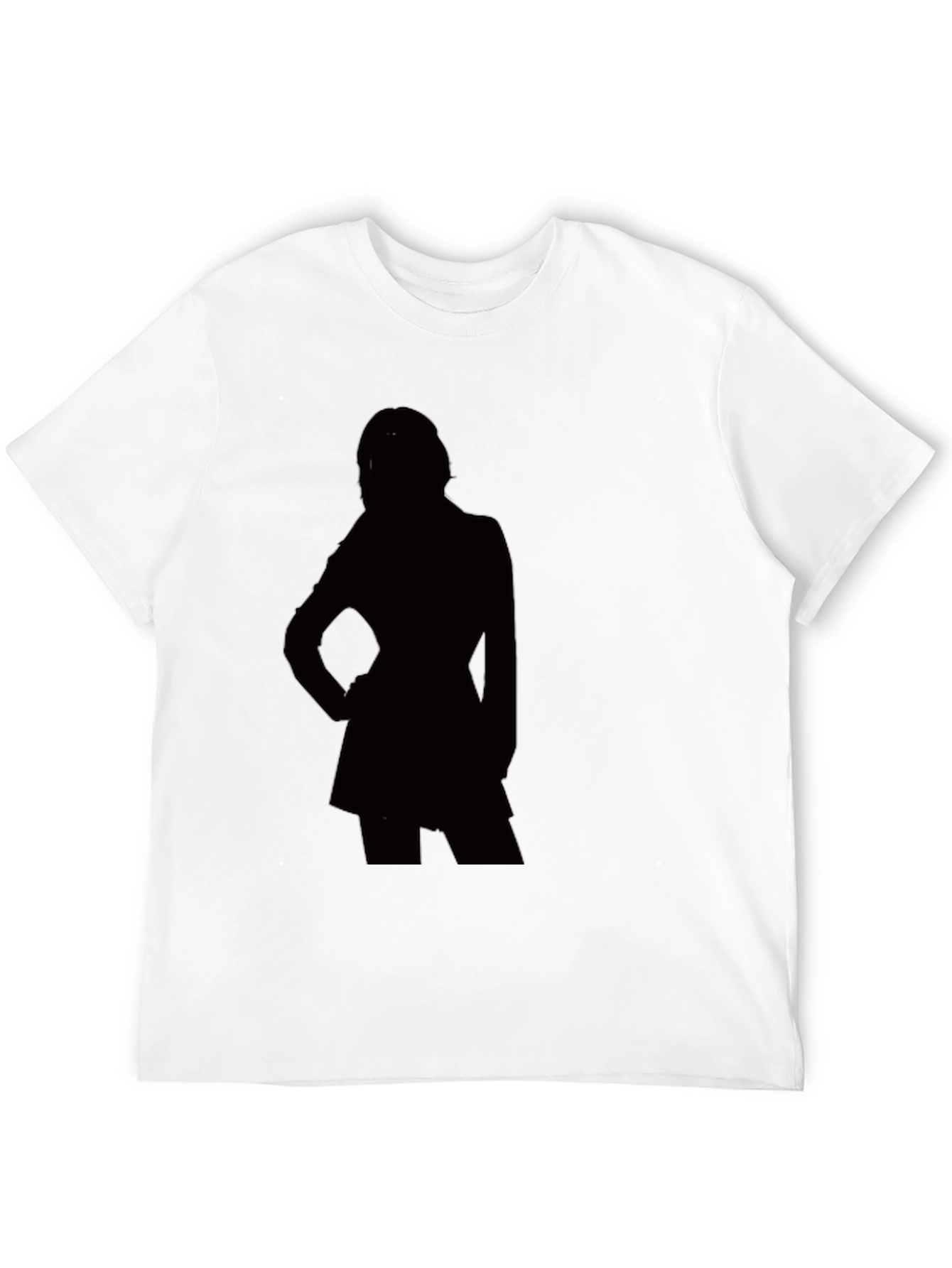 Silhouette Graphic T-Shirt - Modern Black Tee