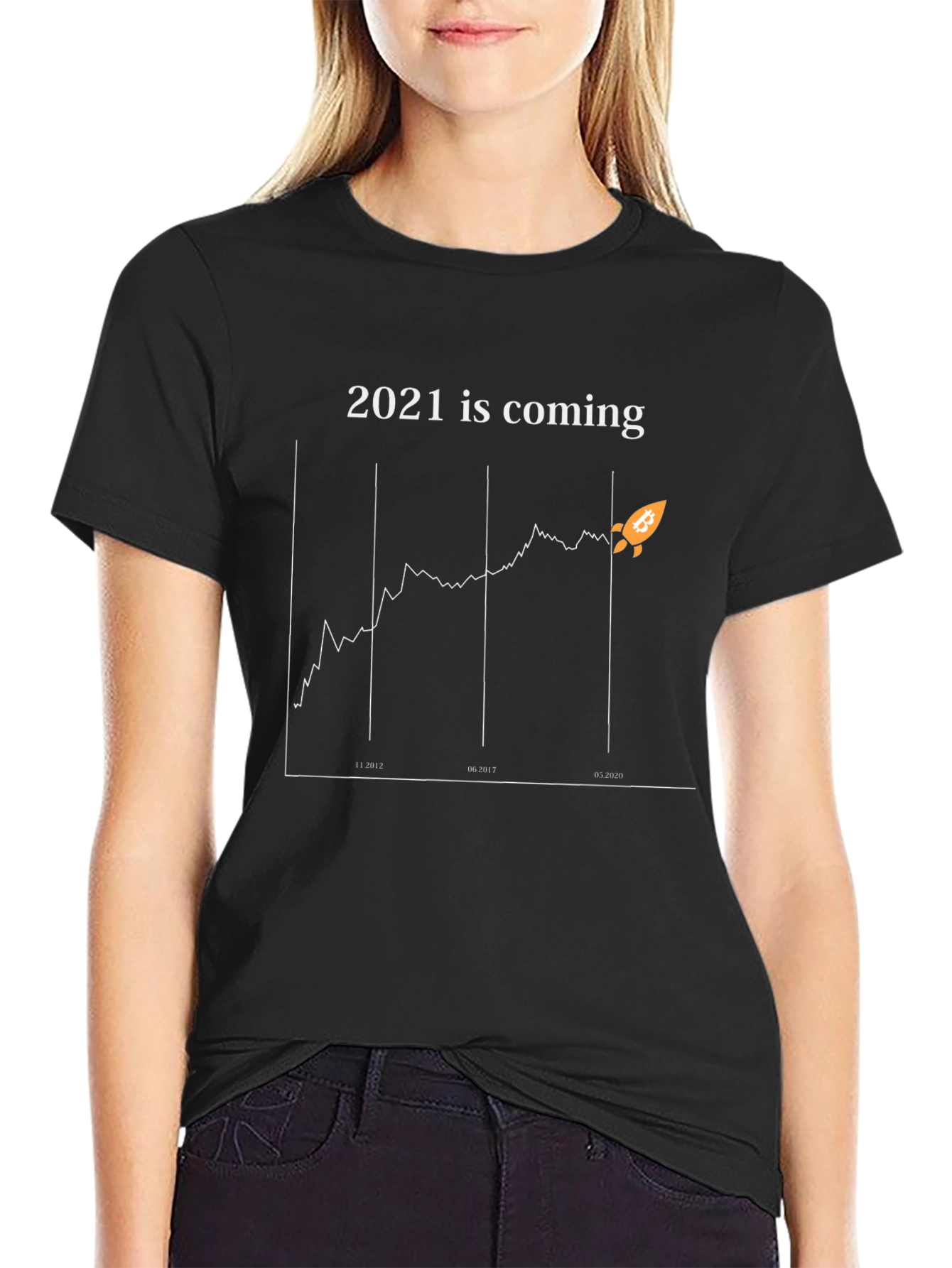Bitcoin 2021 is Coming Graphic Tee