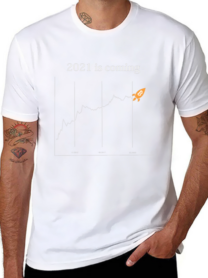 Bitcoin 2021 is Coming Graphic Tee