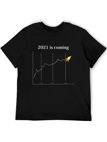Bitcoin 2021 is Coming Graphic Tee
