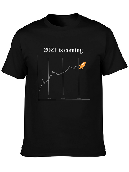 Bitcoin 2021 is Coming Graphic Tee