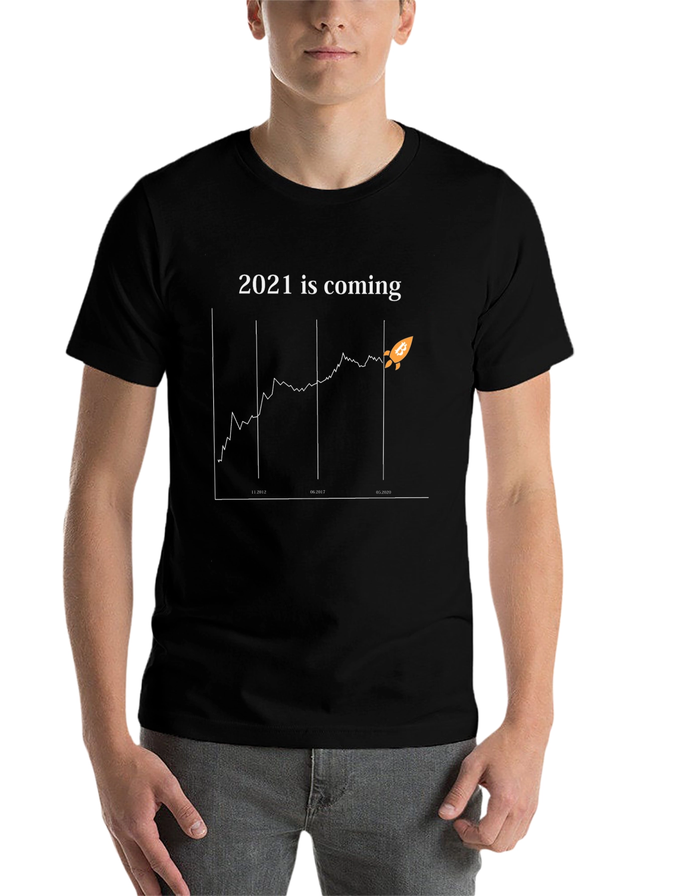 Bitcoin 2021 is Coming Graphic Tee