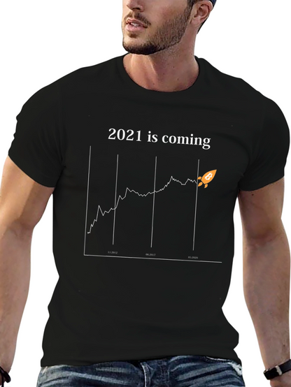 Bitcoin 2021 is Coming Graphic Tee