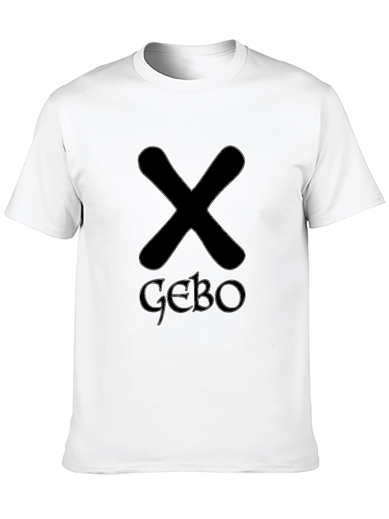 Black T-Shirt with Runes