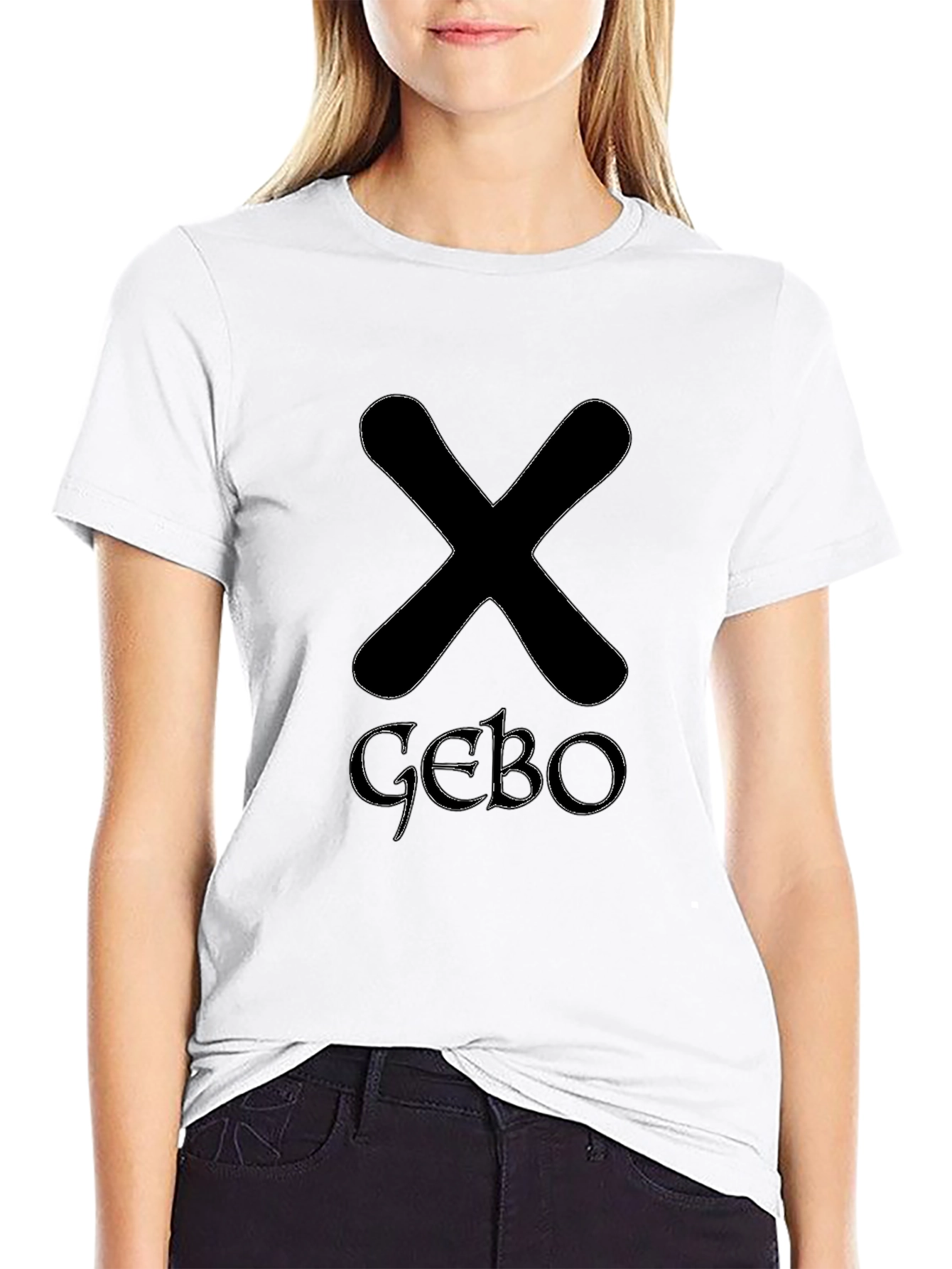 Black T-Shirt with Runes