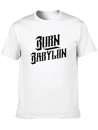 Burn Babylon Graphic Tee - Black