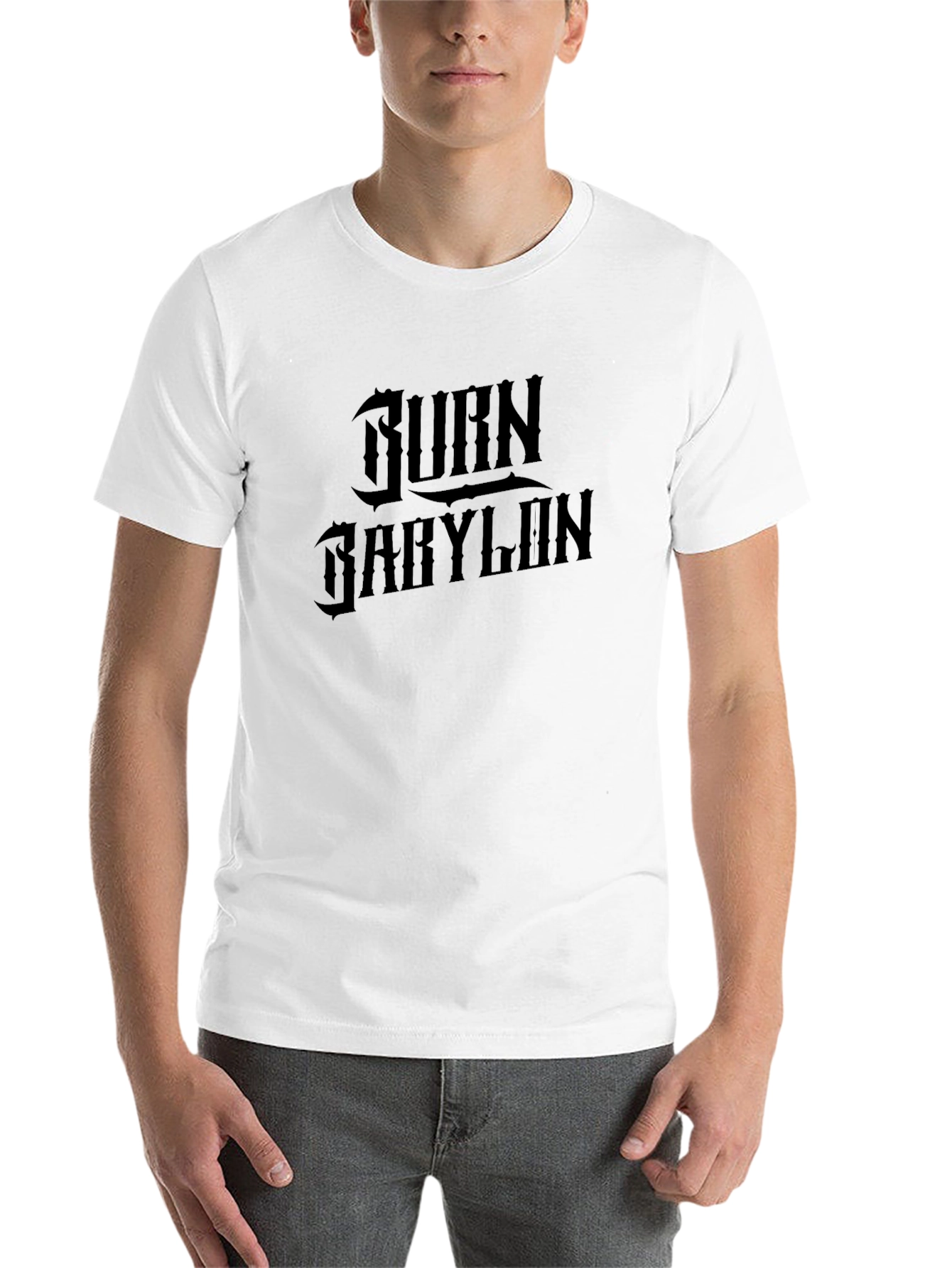 Burn Babylon Graphic Tee - Black