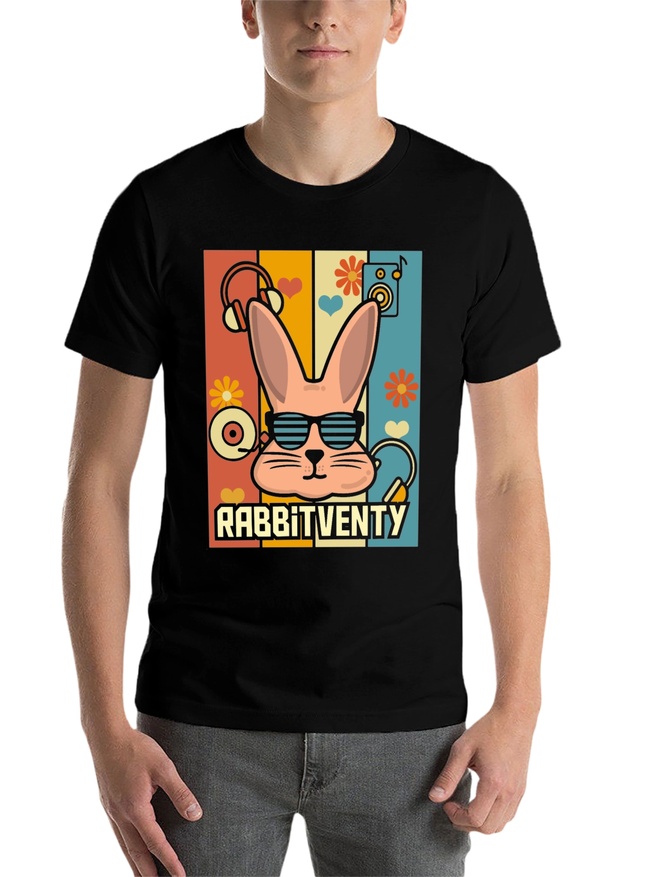Rabbitventy Retro T-Shirt