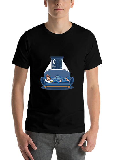 Sleepy Night T-Shirt - Relaxed Fit Cotton Tee