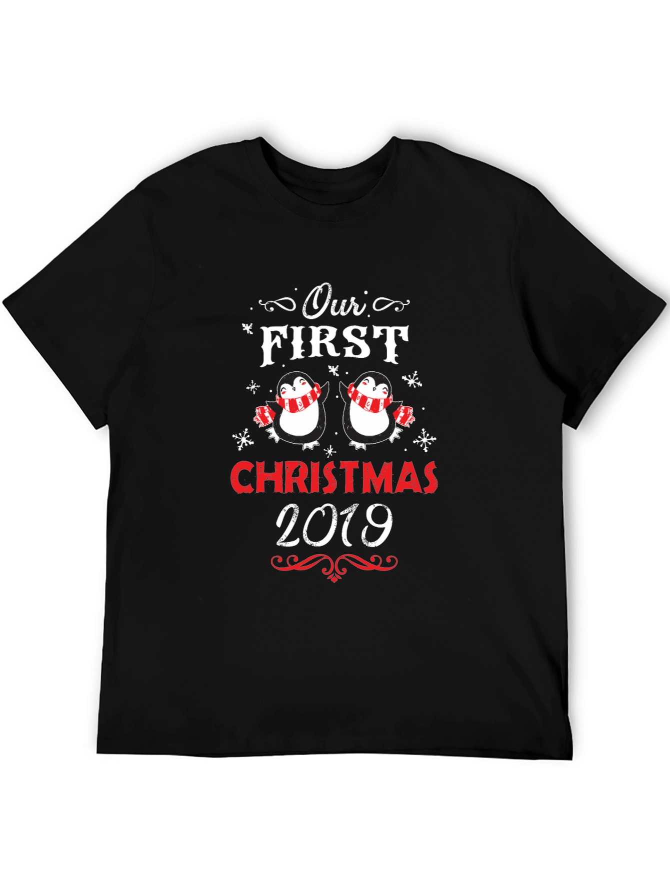 First Christmas Penguins Matching Holiday T-Shirt