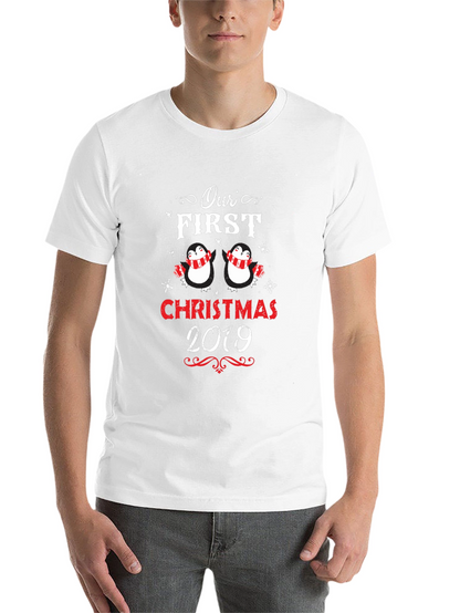 First Christmas Penguins Matching Holiday T-Shirt