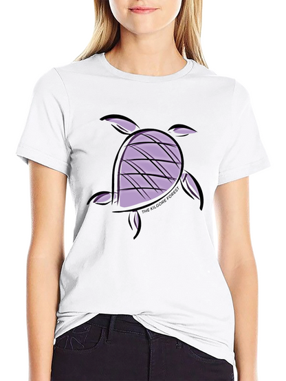 Turtle Graphic Tee - Black Casual Comfort