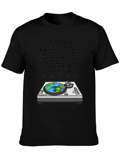 Music Makes The World Go Round T-Shirt