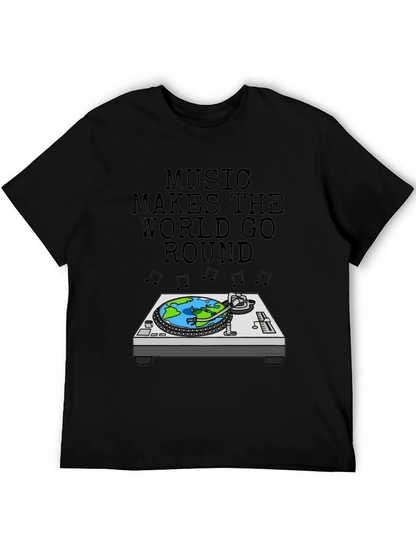Music Makes The World Go Round T-Shirt