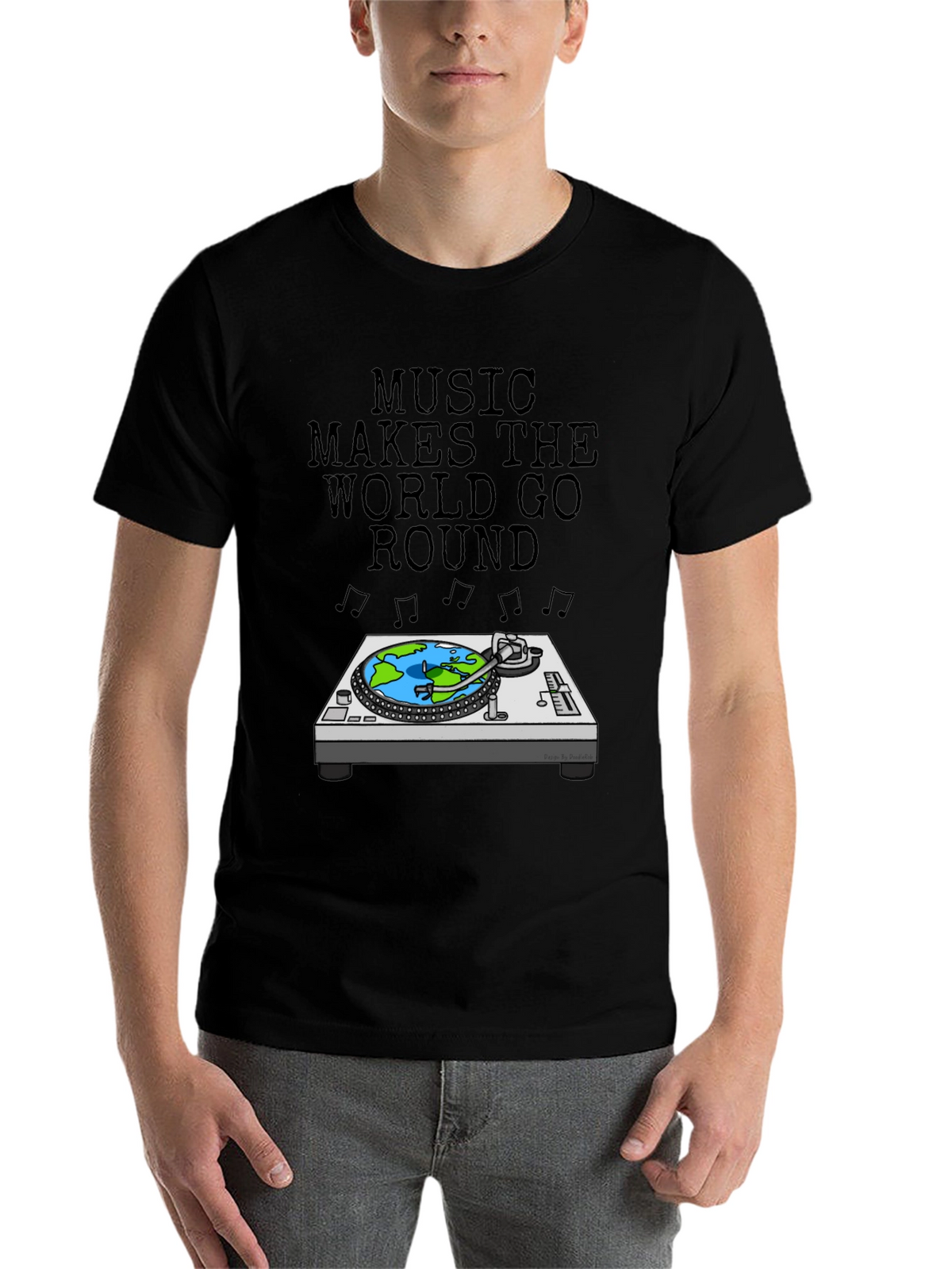 Music Makes The World Go Round T-Shirt