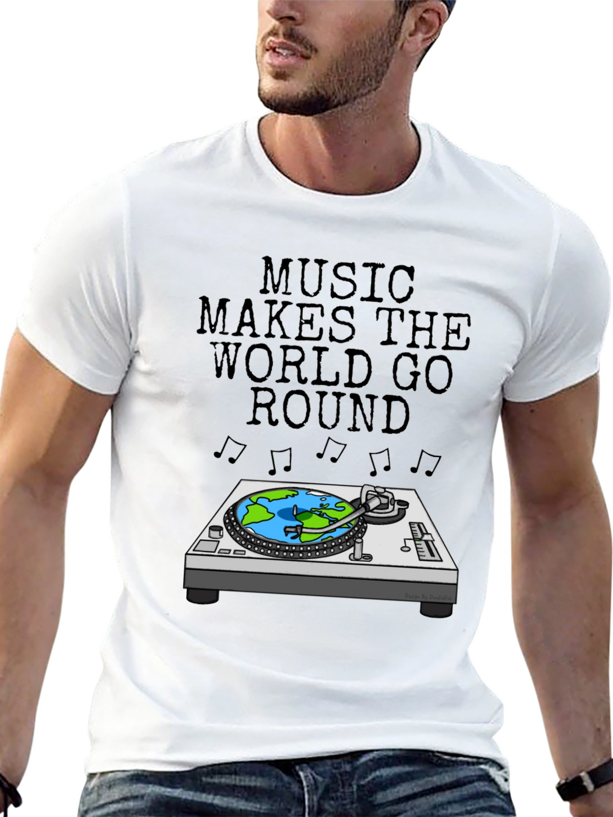 Music Makes The World Go Round T-Shirt