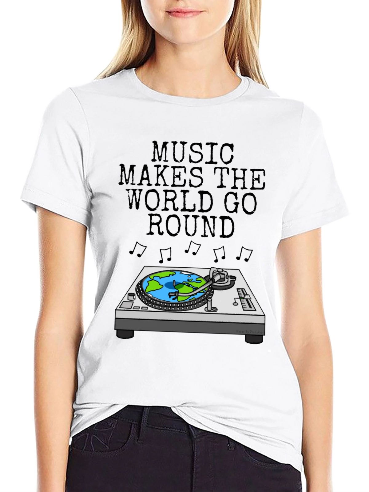 Music Makes The World Go Round T-Shirt