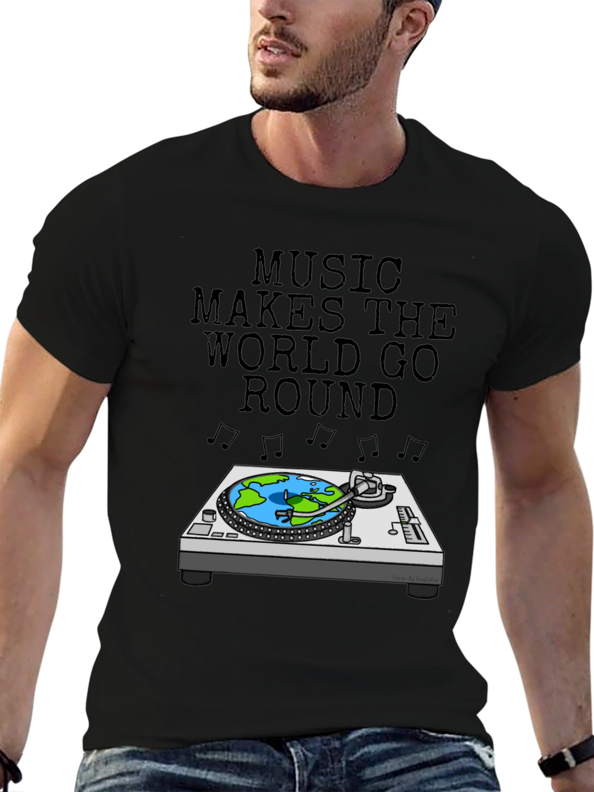 Music Makes The World Go Round T-Shirt