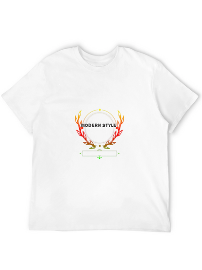 Modern Style Black T-Shirt