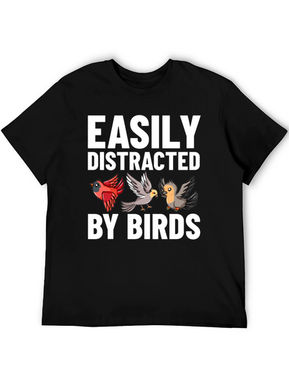 Easily Distracted By Birds Graphic Tee