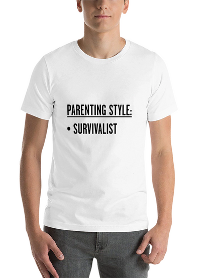 Parenting Style: Survivalist - Black T-Shirt