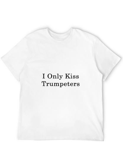 I Only Kiss Trumpeters Black T-Shirt