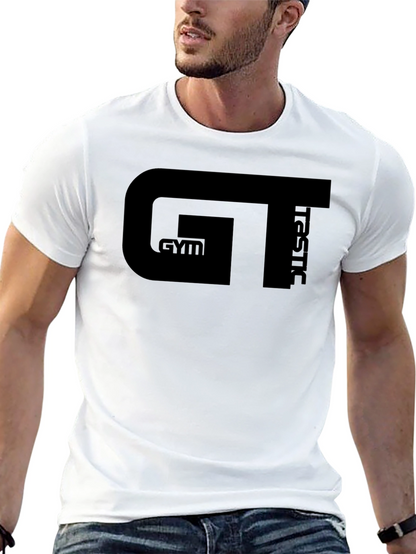GT Gym T-Shirt - Black Cotton Fitness Tee