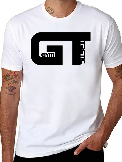 GT Gym T-Shirt - Black Cotton Fitness Tee