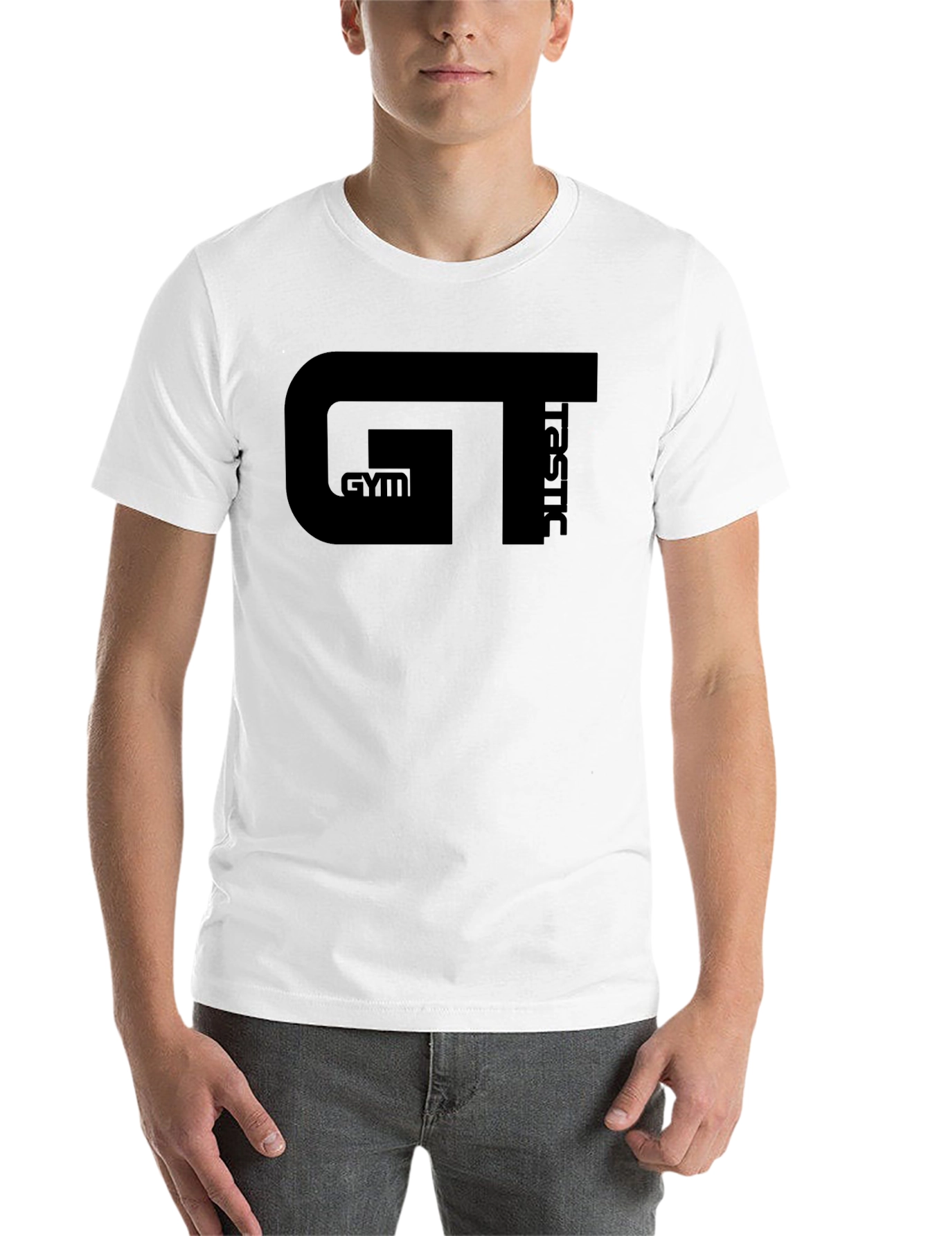GT Gym T-Shirt - Black Cotton Fitness Tee