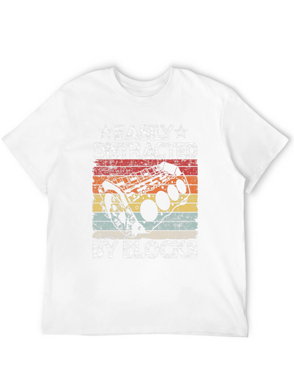 Easily Distracted By Blocks T-Shirt - Mechanic