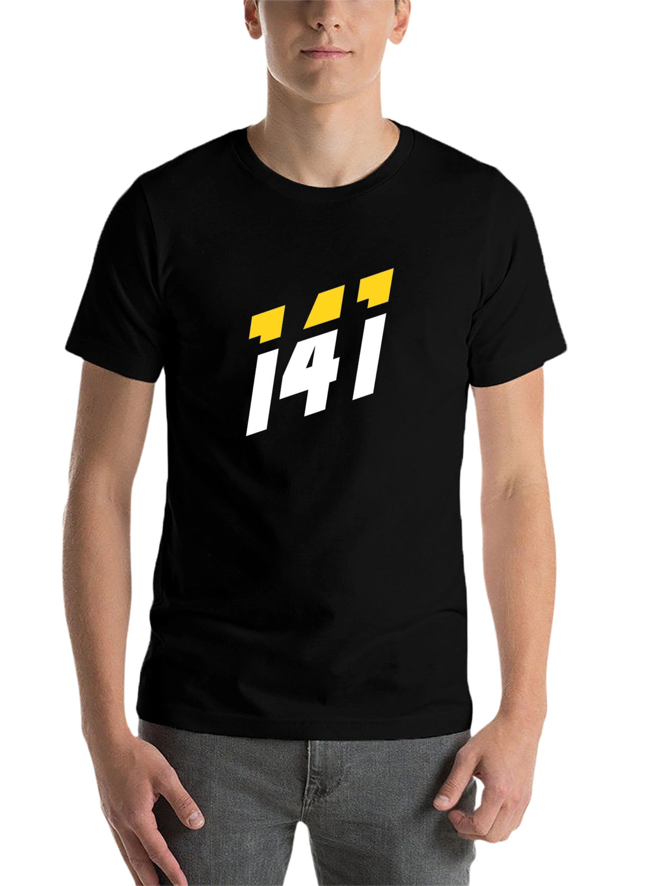 i4i Black T-Shirt - Modern Graphic Tee