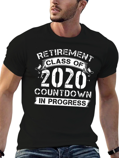 Retirement Class of 2020 T-Shirt Countdown