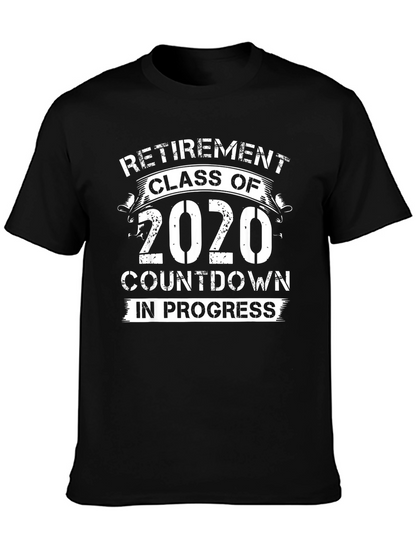 Retirement Class of 2020 T-Shirt Countdown