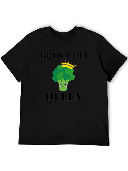 Broccoli Queen T-Shirt - Funny Vegetarian Tee