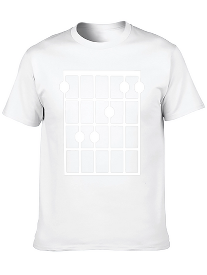 Ukulele Chord Chart Graphic Tee - Black
