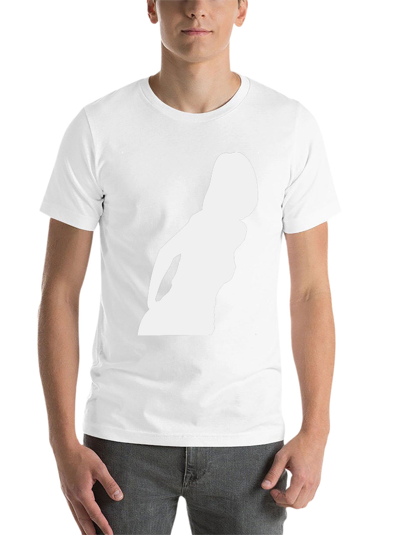 Silhouette Graphic Tee - Bold Black T-Shirt