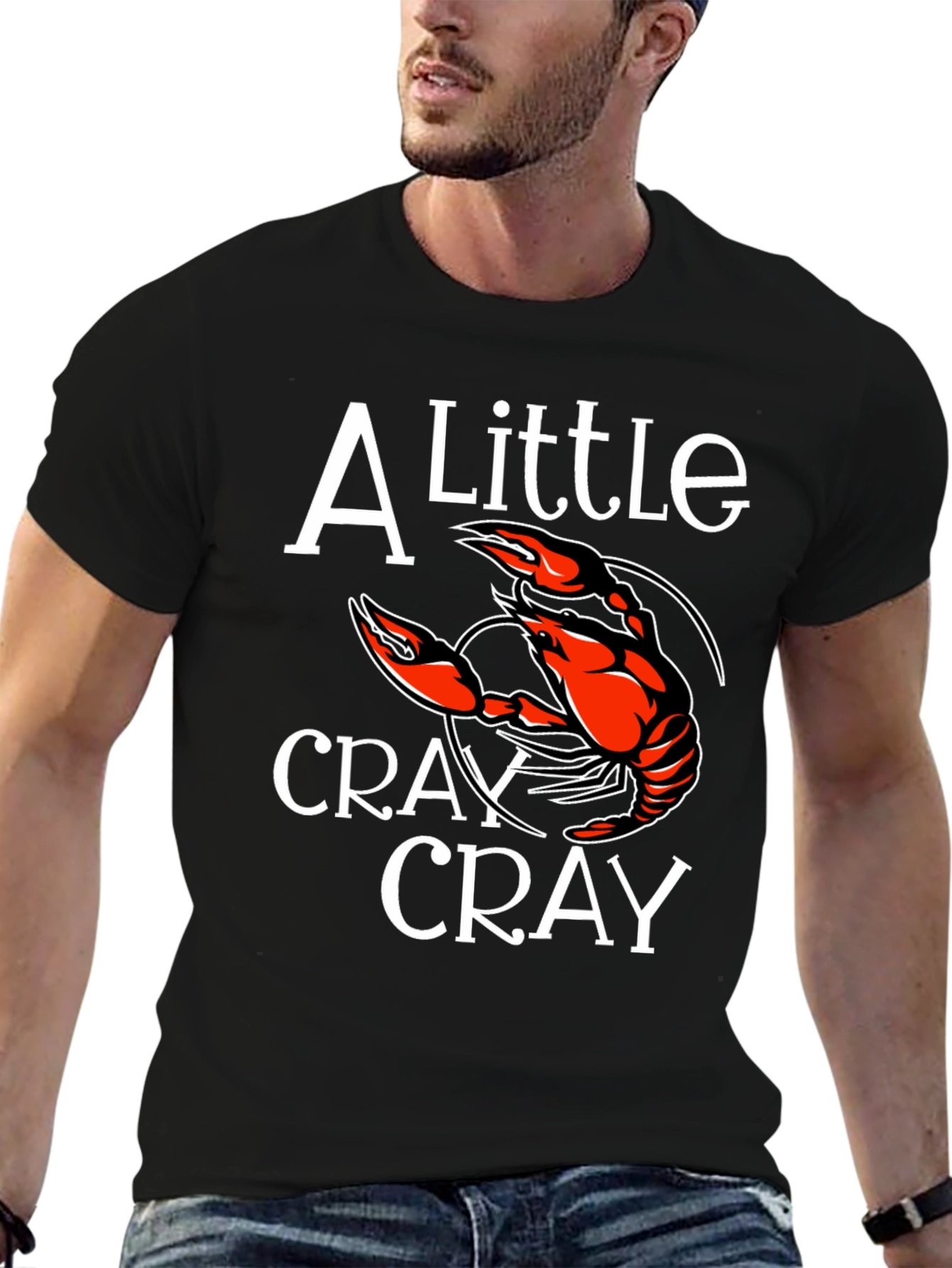 Crawfish T-Shirt: A Little Cray Cray Tee