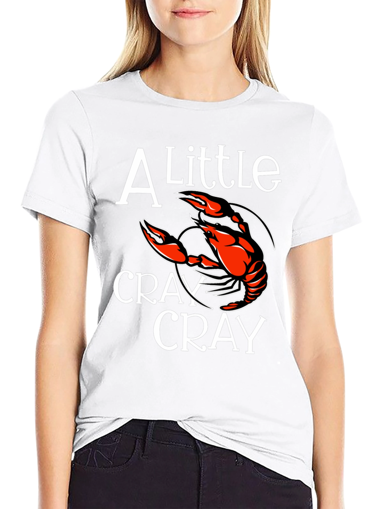 Crawfish T-Shirt: A Little Cray Cray Tee