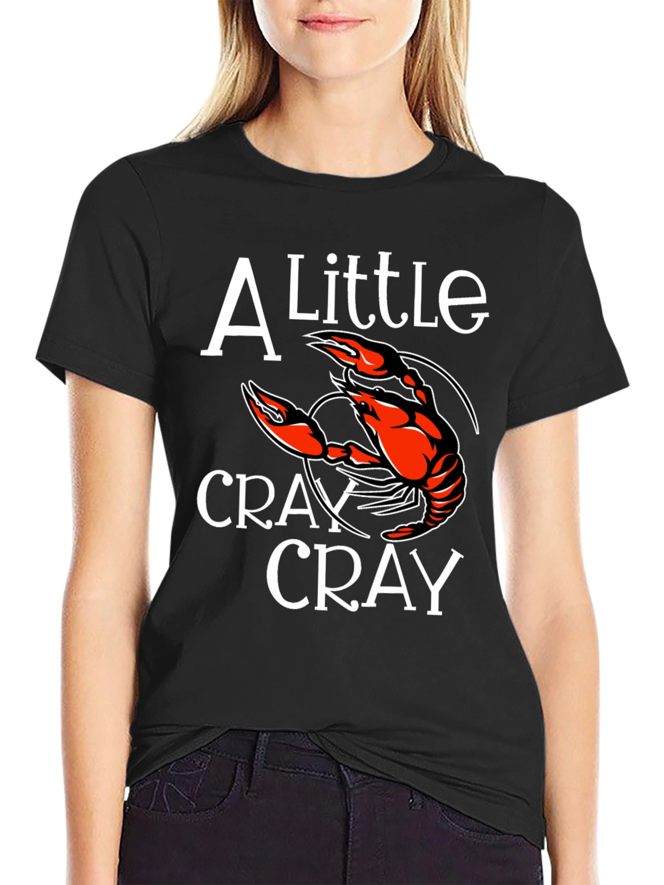 Crawfish T-Shirt: A Little Cray Cray Tee