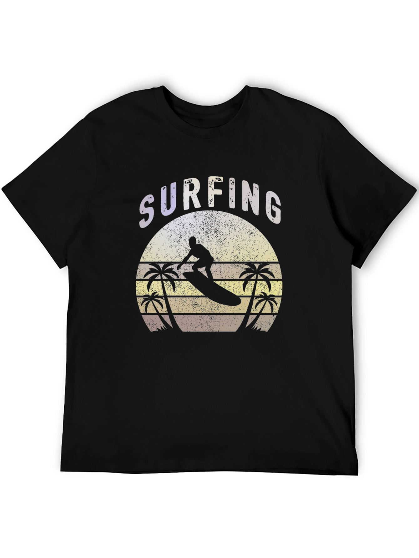 Surfing Graphic Tee - Retro Style