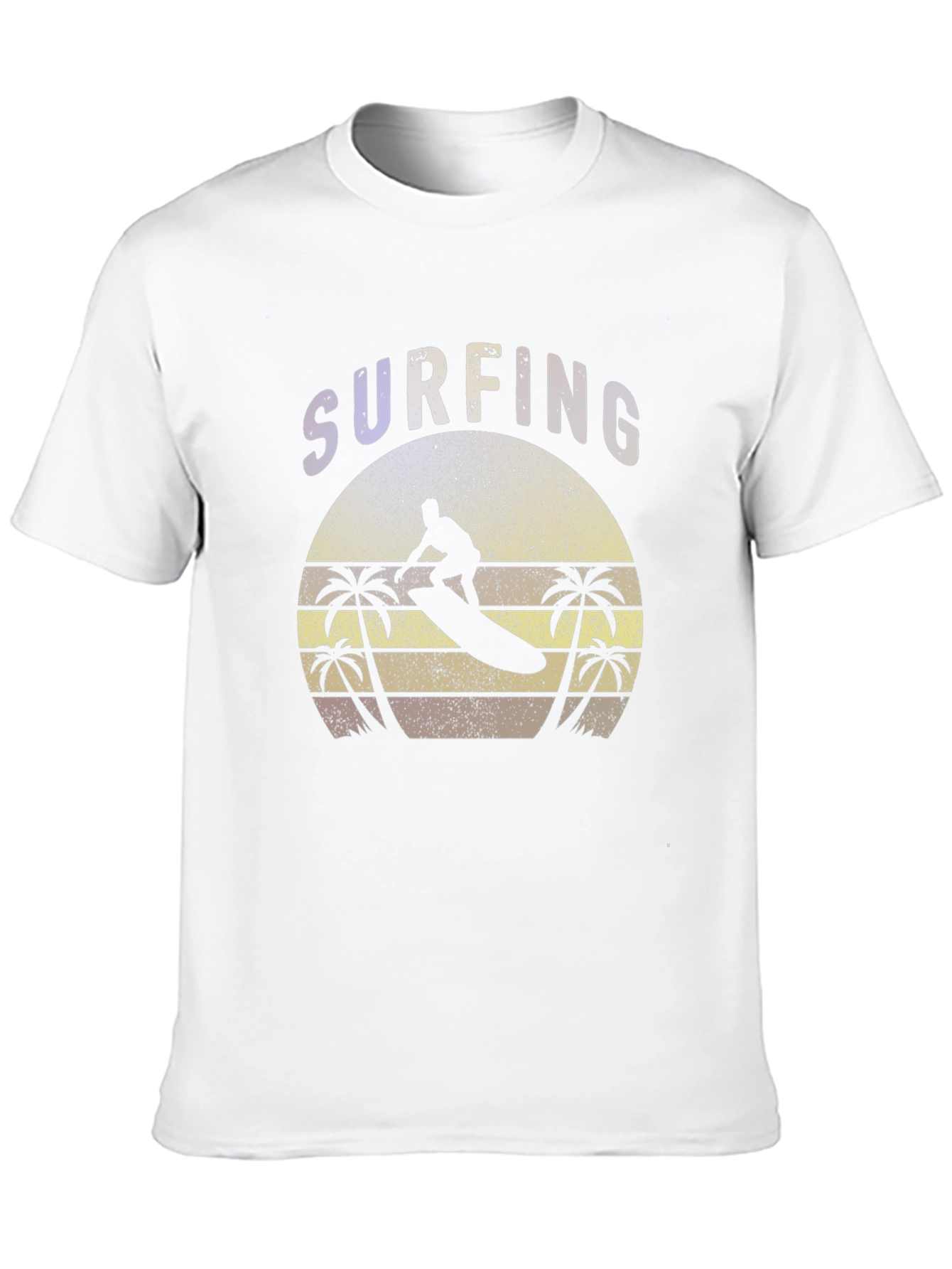 Surfing Graphic Tee - Retro Style