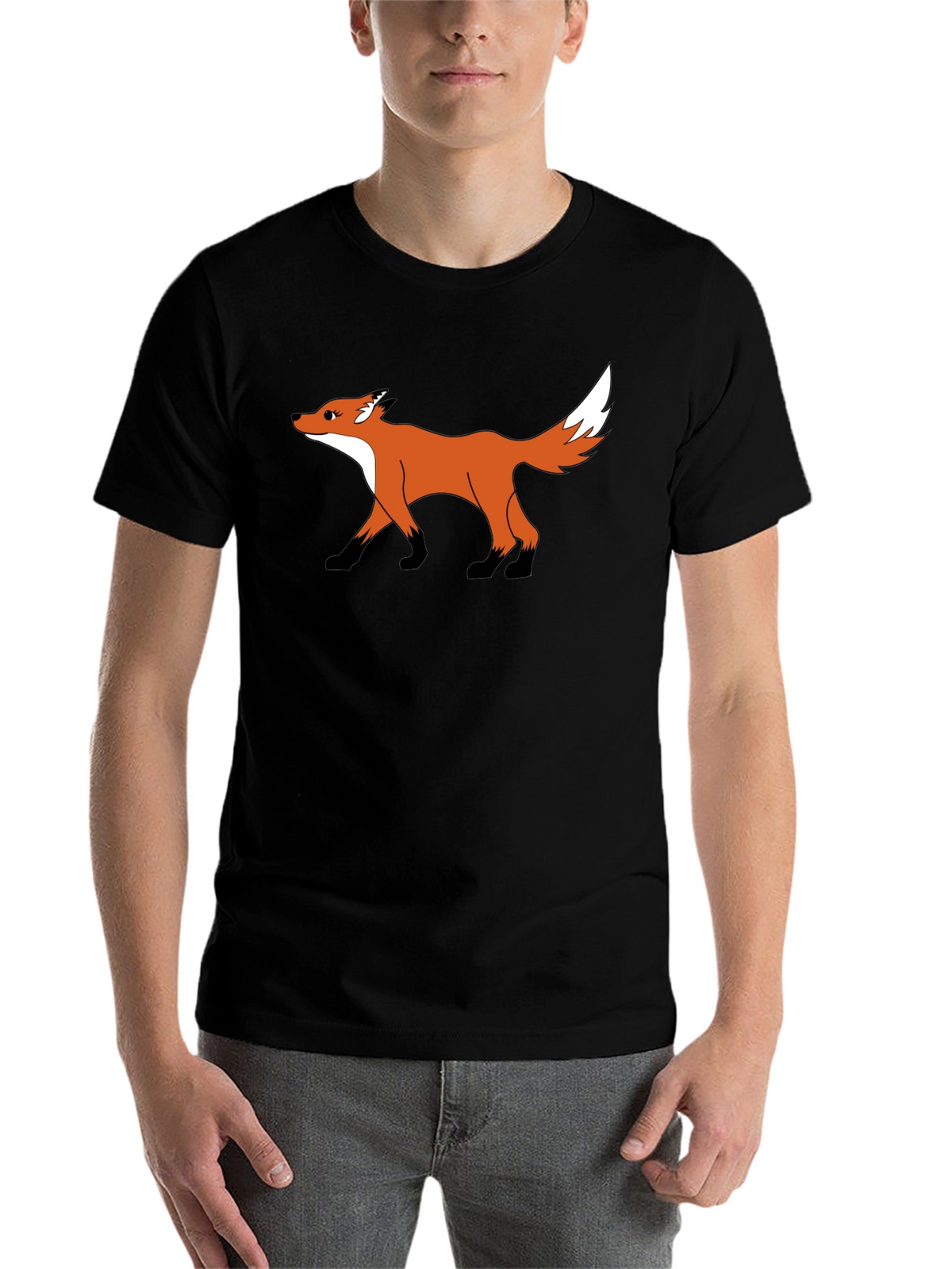 Fox Graphic Black T-Shirt