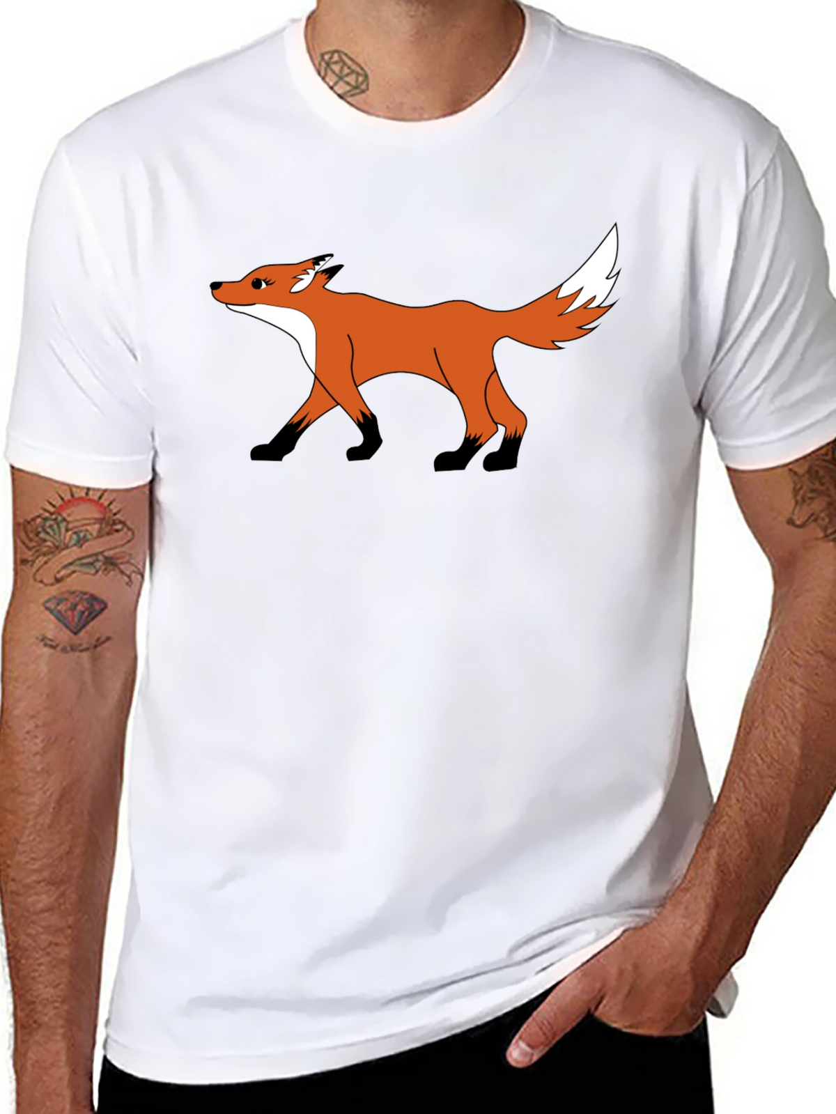 Fox Graphic Black T-Shirt