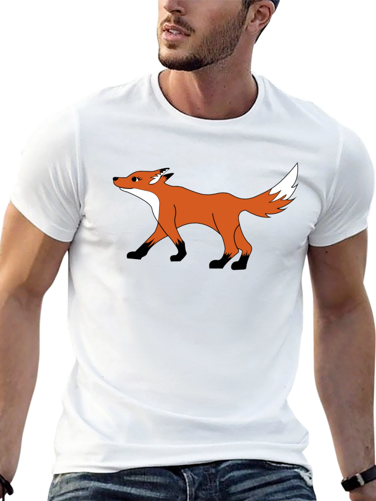 Fox Graphic Black T-Shirt